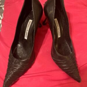 Black Molina Blanik Heels